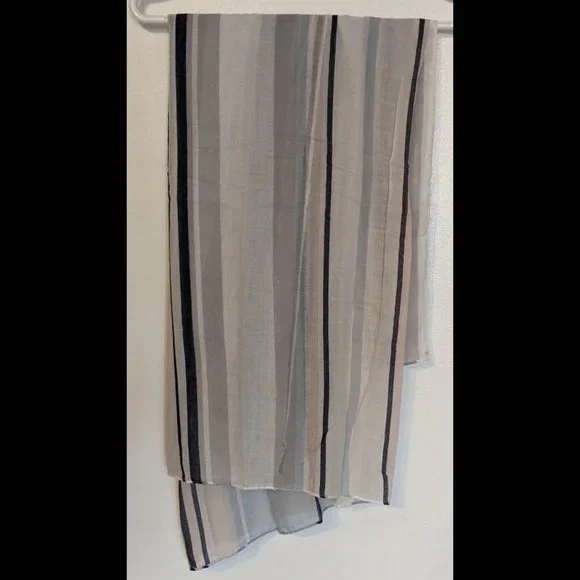 Beach Pool Swimwear Multicolour Stripe Pattern Coverup Scarf NWT One Size - Picture 4 of 8